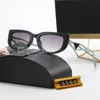 Классические роскошные солнцезащитные очки для мужских оттенков Дизайнерские солнцезащитные очки для женщин UV 400 Beach Sunmmer Glasses УФ -защита мода Солнцезащитные очки Специальные очки и коробка