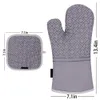 Mitaines de four Gants pour micro-ondes Cuisson Maniques Grip Ustensiles de cuisine Pièces de batterie de cuisine Résistant à la chaleur élevée 500 degrés Antidérapant 230731