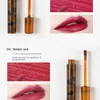 Lipgloss Waterdicht Blijvende Gekleurde Vocht Vloeibare Lipstick 6 Kleuren Fluweel Mat Zijdeachtig Glazuur Lippen Make-up Luipaard