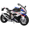 Diecast Model Cars Welly 112 BMW S1000RR 2021 Die Cast Motorcykelmodell Toy Vehicle Collection Autobike Shorkabsorber Off Road Autocycle Toys Car X0731