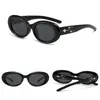 Lunettes de soleil Fashion Ovale femme ombrage Hip Hop Glasse de soleil Luxury Retro sexy Street Star Border E E EEU