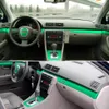 Voor Audi A4 B6 B7 2002-2008 Interieur Centrale Bedieningspaneel Deurklink Koolstofvezel Sticker Decals Auto styling accessorie337I