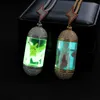 Bijoux de créateurHip Hop Luminous Zircon S925 Silver Capsule Iced Out Cartoon Pendant