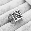 Stainless Steel Ancient Silver Freemason Masonic Skull Ring fine polished fraternal association square compass Free mason Rings Mason Personality Men Jewellery