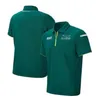 F1 Cash-Polo Shirt Cascia corta Tasto da corsa per le gare T-shirt Polyester Top309K personalizzabile