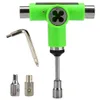 Hand Tools Skateboard Tool Roller Skate Scooter Adjusting T-Wrench Long Board Fish Repair L-Type Head Spanner295l