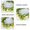 Fleurs décoratives fleur guirlande bandeau fée couronnes pour femmes cheveux Faux artificiel Floral