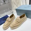 Espadrilles Designer Shoe Luxury Sneaker Woman Casual Shoe Canvas Real Leather Loafers Classic Design Boots Slipper Slides by Top99 S401 007