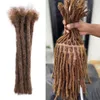 Bultos de cabello 30 extensiones de rastas humanas 8 pulgadas 0 6 cm de espesor 40 hebras 100 Loc permanente real para hombre mujer 230728