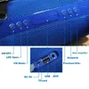 Bärbara högtalare Bluetooth Portable LED FM Wireless Heavy Dual Bass Waterproof Home Outdoor Subwoofer R230731