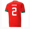 22 23 24 Maillots de football marocains HAKIMI Maillot marocain ZIYECH EN-NESYRI Chemises de football hommes Kit enfants HARIT SAISS IDRISSI BOUFAL Jersey Maroc équipe nationale 1ST2