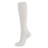 Chaussettes de sport mi-bas longue compression unisexe respirant Sport course à pied cyclisme vêtements de sport pression varices soutien sous-vêtements