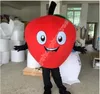 Prestaties rood fruit mascottekostuum Cartoon-themakostuum Ad Apparel-kostuum Speeljurk