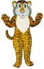 Shy Tiger Mascot Costumes Cartoon Character Outfit Suit Xmas Outdoor Party Outfit Adult Size Promotional Advertising Clothings