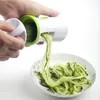 Fruit Vegetable Tools LMETJMA Heavy Duty Spiralizer Slicer Spiral Cutter Zucchini Pasta Noodle Spaghetti Maker KC0335 230731