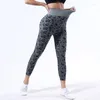 Leggings pour femmes femmes imprimé léopard Sport sans couture taille haute élastique Yoga Gym pantalon d'entraînement femme