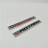 Red Black Chrome Rotary Bakbilstam Sign Badge Emblem Plate Decal269V