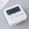 Timers LED-keukentimer met klok en alarm Magnetische steunstandaard Countdown voor koken, bakken, studeren, sporten