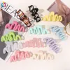 Color Wave Shape Hair Claw New Women Extra Large Hair Clip Crab Barrette Girls Ponytail Hair Claws Bath Clips Fashion Headwear Gift 2327