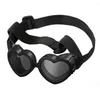 Dog Apparel Heart-shaped Pet Sunglasses For Small Waterproof UV Protection Cat Sun Glasses Adjustable Strap Goggles