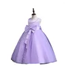 Girl Dresses Girls' Princess Skirt Long One Piece Stuffed Children's Performance: European And American Fashion Trends For Big Children