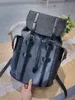 LOULS VUTT designer backpack mens school backpack backpack Genuine leather material Adjustable shoulder strap Large capacity backpack Genuine printed logo