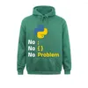 Herrhoodies datorprogrammeringsspråk Python Sweatshirt Design för kodprogrammerare Homme Pullover Hooded Camiseta