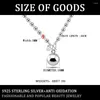 Chains Ziqiudie925 Sterling Silver Ball Bell Necklace Fashion Women's Long Sweater Chain Buddhist Bead Classic Jewelry