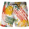 Shorts pour hommes marque abstraite Graffiti Art décontracté séchage rapide hommes maillots de bain imprimé 3D bain plage pantalons courts maillots de bain