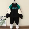 Clothing Sets Boys clothes Fleece Sweater Set Autumn and Winter Fashion Children s Warm 2 8 Years Old Kids Clothes Boys 230731
