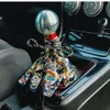 Car Universal Accessories Pattern Style Canvas Katana Shift Lever Knob Dust Cover Racing Samurai Sword Shift Knob Collars247x