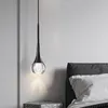 Pendant Lamps Modern Crystal Copper Bedroom Bedside Light Luxury Simple Single Head All Leisure Bar Lamp