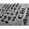 Chrome Letters Emblems Badges AMG C350e E350e G350e GLS350e GLC350e GLE500e 4MATIC CDI CGI HYBRID2180