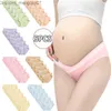 Maternity Intimates Mutandine da donna 5PCS Senza cuciture a forma di V Maternità Gravidanza Intimo sotto la protuberanza per abito Jeans Femme incinta Slip in cotone Z230801