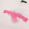 Camisetas masculinas de boa qualidade com estampa de puff rosa Mastermind FashionHomens e mulheres do mesmo tipo Camisa oversized Skull Tees T-shirts