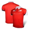 F1 racing risvolto Polo squadra squadra T-shirt uomo e donna a maniche corte traspirante ad asciugatura rapida top può essere personalizzato266D