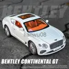 Diecast Model Cars 124 Bentley Continental GT Metal автомобиль сплав сплав моделей Car Collection Моделирование Diecast Toy Light Sound Toys для детей x0731