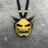 Innendekorationen Samurai Kabuto Helm Hannya Japanischer Oni – Auto-Rückspiegel-Charm-Zubehör241N