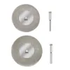 50 60mm diamantskärande skivslipningshjul såg cirkulär 3mm shank borr bit roterande verktyg 32cc professionella handuppsättningar265b