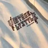 남성용 T 셔츠 여름 트렌드 레트로 문자 인쇄 된 그래픽 티셔츠 남성과 여성 느슨한 피팅 커플 캐주얼 힙합 짧은 슬리브 탑 Y2K