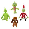 32 cm Grinch Natale mostro verde peluche per bambini bambole di peluche di Natale LT0115