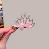 Dog Apparel Crown Hair Clips Pet Crystal Rhinestone Barrette For Puppy Cat Grooming Accessories Girl