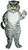 WITTE TIJGER Mascotte Kostuums Stripfiguur Outfit Pak Xmas Outdoor Party Outfit Volwassen Grootte Promotionele Reclame Kleding