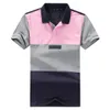 Herrpolos EP trevlig polo skjorta kort ärm sommaren casual mode företag france stil homme stor storlek blå röd rosa 230731