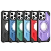 160 ° iPhone 15 Pro Max 15Plus iPhone14 13 12 11 Pro Plus Shopproof Phone Cover Magnetic Circle Ring Stand Holder 용 회전 링 케이스