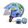 Casques de moto Garçons Filles Enfants Casque pour Scooter Enfants Casque Vélo Électrique Cascos Enfant Casques De Moto Pour 312 vieux 4854 cm x0731