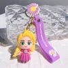 Cute Anime Keychain Charm Key Ring Fob Pendant Lovely American Girl Heiress Doll Couple Students Personalized Creative Valentine's Day Gift A8 UPS