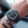 Luxe mechanisch horloge Richar Mills Rm035 Zwitsers automatisch uurwerk Full Carbon Fiber Shell Saffier Spiegel Geïmporteerde rubberen horlogeband 1trks