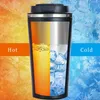 Тумблеры из нержавеющей стали Cumbler Coffee Mug Smart Travel Travel Thermos Temperment Demperain Demplect Iosuled Car Portable Vacuum Flks 230731