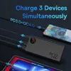 Banki zasilające w telefonie komórkowym Baseus Power Bank 10000MAH z 22,5 W PD Szybkie ładowanie PowerBank Przenośna ładowarka do iPhone'a 14 13 12 Pro Max Xiaomi L230731